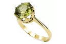 Inel Peridot galben Aur galben 14K Stil Vintage vrc157y